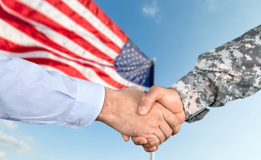 image that refers to doing business with Veteran small businesses.